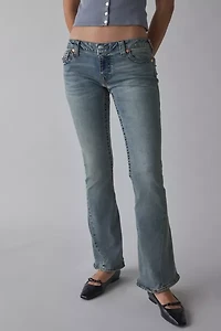 True Religion Joey Low-Rise Flap Flare Jean