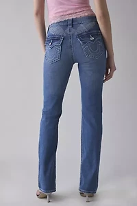 True Religion Crystal Wing Becca Low-Rise Bootcut Jean