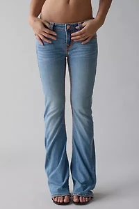 True Religion Joey Low-Rise Super QT Flap Flare Jean