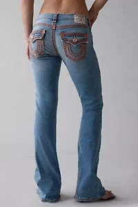 True Religion Joey Low-Rise Super QT Flap Flare Jean