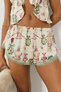 Out From Under Lola Satin Flyaway Cami & Micro Short Set