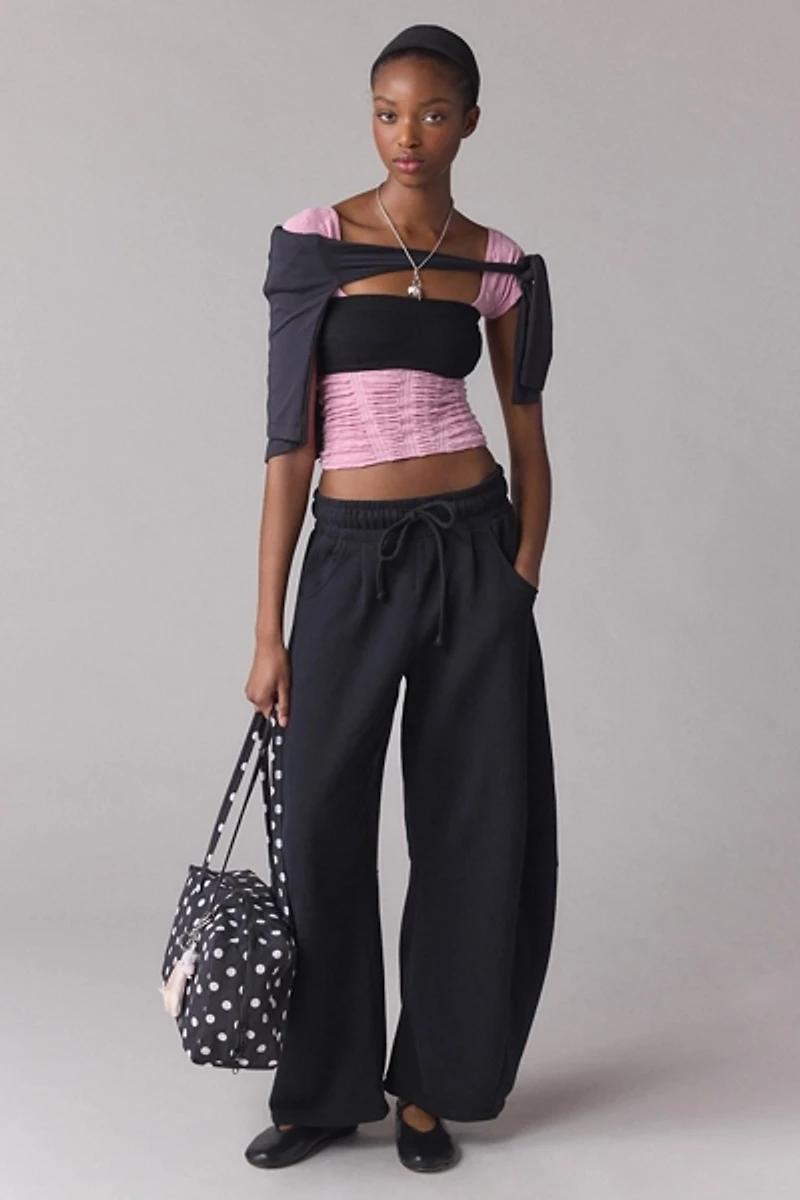 Out From Under Essential Barrel Leg Full Length Sweatpant