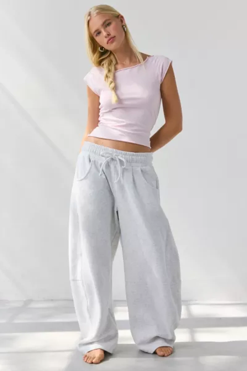 Out From Under Essential Barrel Leg Ankle Length Sweatpant