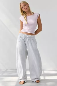Out From Under Essential Barrel Leg Ankle Length Sweatpant