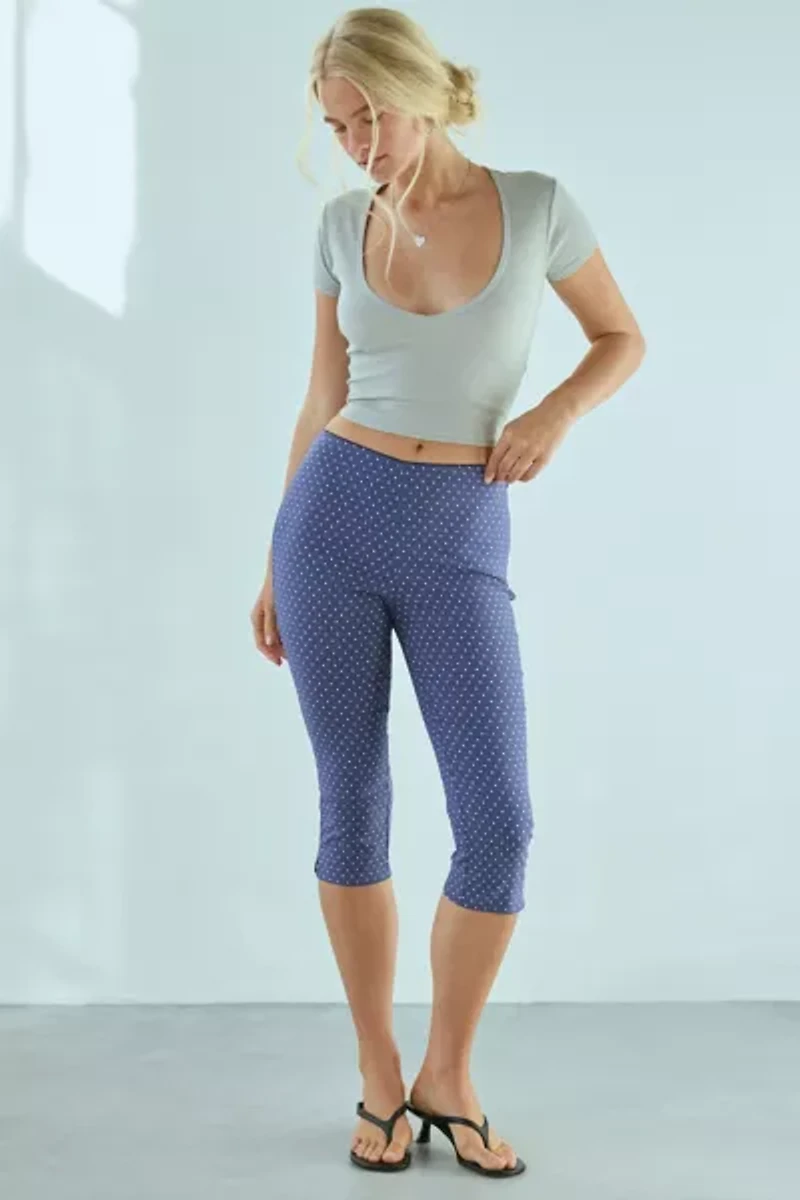 Kimchi Blue Ellie High Rise Stretch Capri Pant
