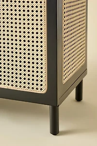 Liv Cane Paned Arch Storage Cabinet