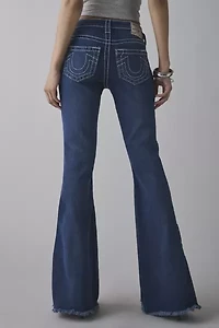 True Religion Joey Butterfly Big T Low-Rise Flare Jean