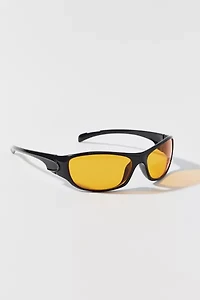 Lindsay Plastic Shield Sunglasses