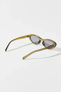 UO Essential Plastic Slim Cat-Eye Sunglasses