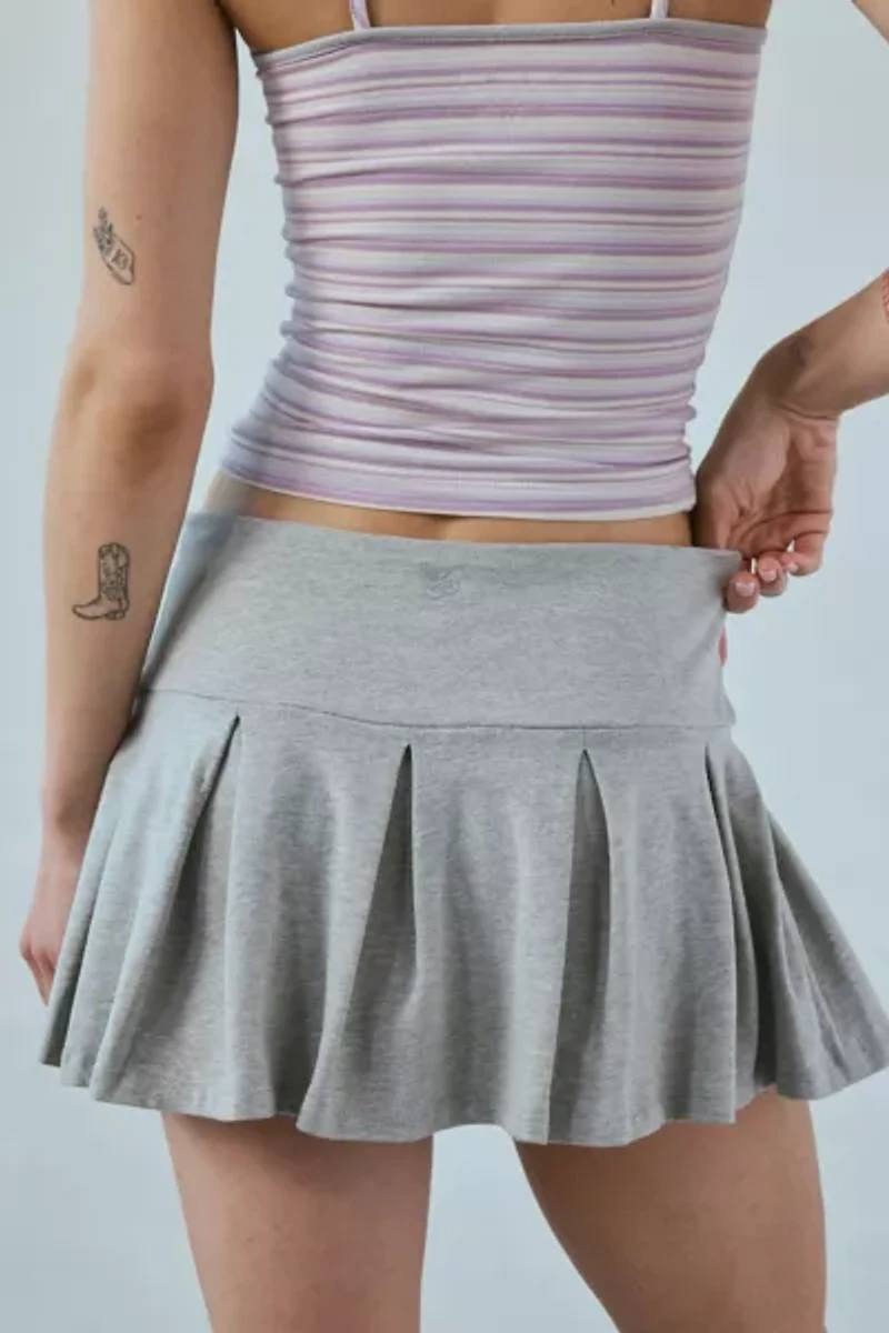 Out From Under Prep School Pleated Micro Mini Skort