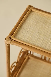 Zoe Looping Rattan Storage Side Table