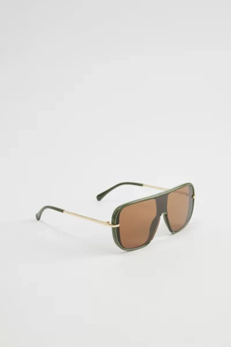 Arlo Flat Brim Aviator Sunglasses