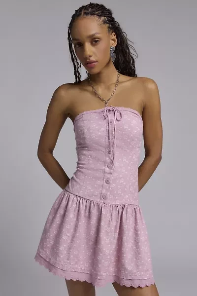 Kimchi Blue Matilda Strapless Mini Dress