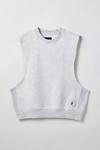 Standard Cloth Sleeveless Muscle Crew Neck Sweatshirt