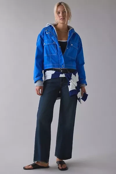 BDG Clarence Nylon Utility Moto Jacket