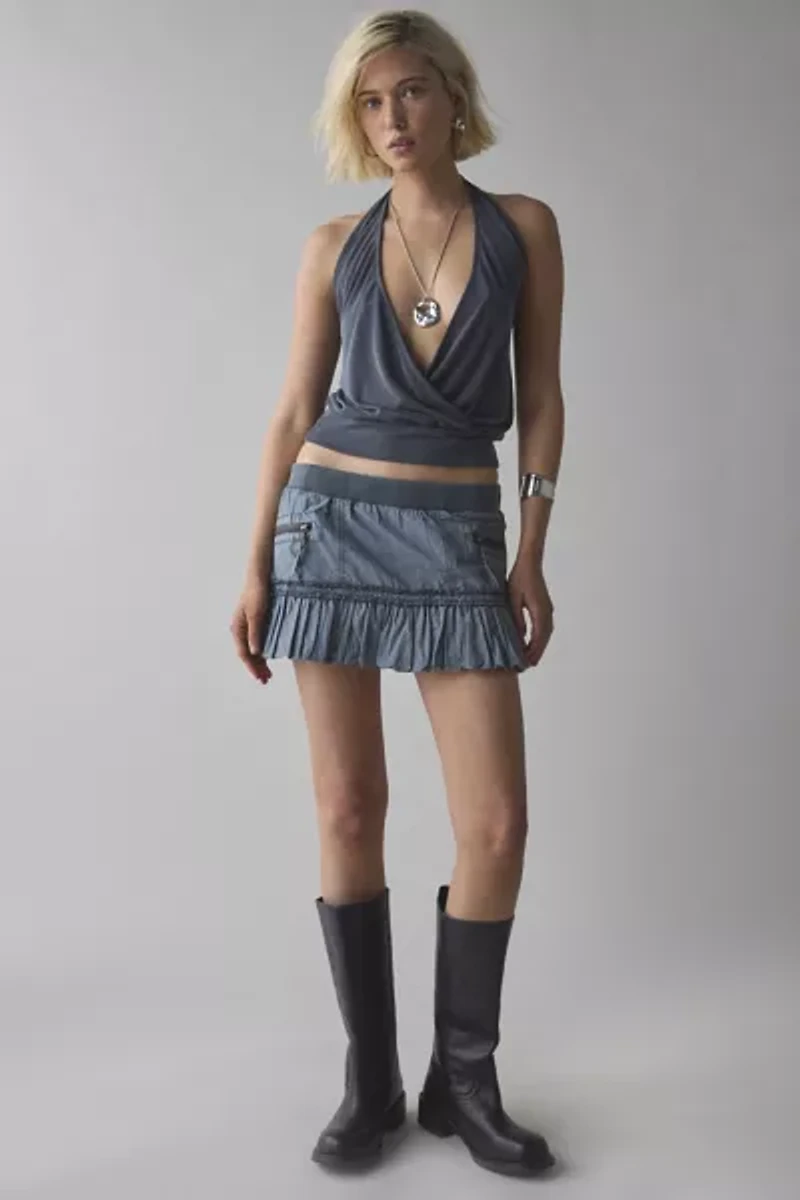 Silence + Noise Alexis Bubble Hem Cargo Skirt