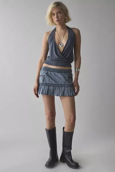 Silence + Noise Alexis Bubble Hem Cargo Skirt