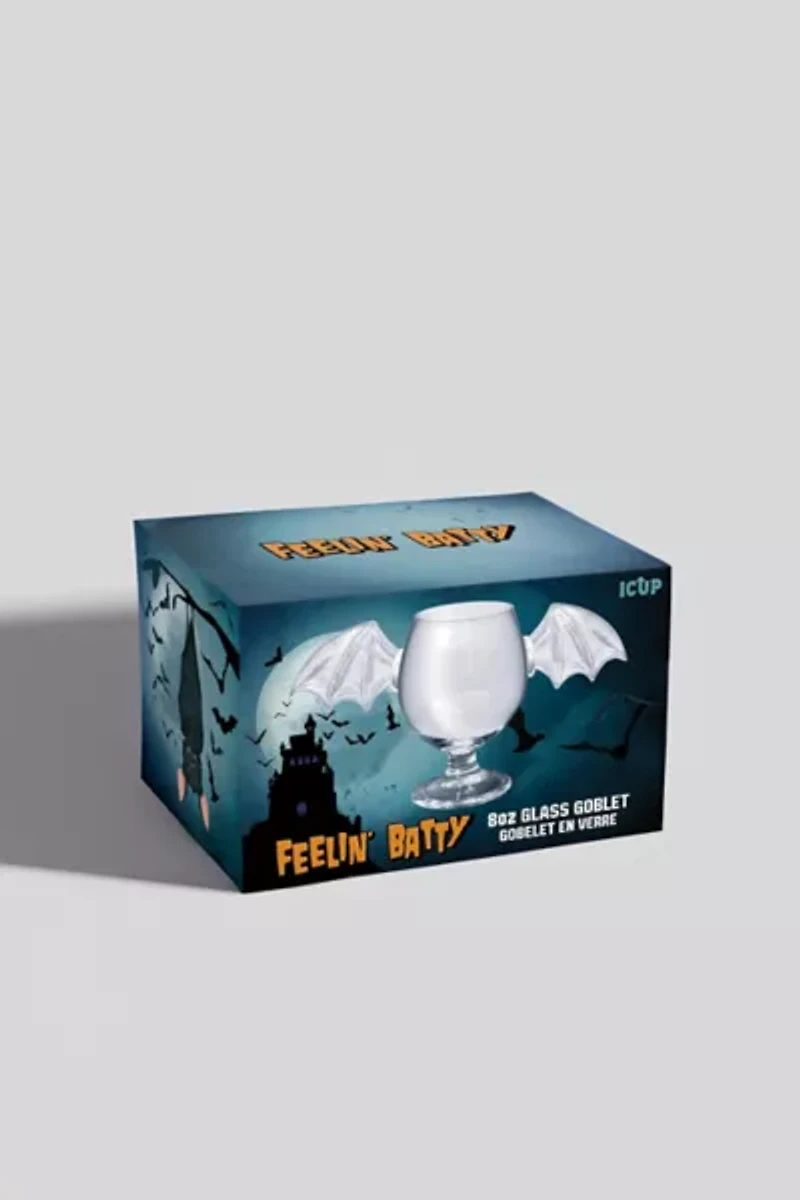 Feelin' Batty 8oz Glass Halloween Cup