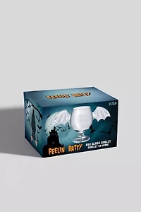 Feelin' Batty 8oz Glass Halloween Cup