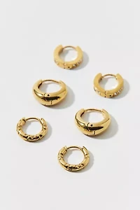 Waterproof Mini Hoop Earring Set