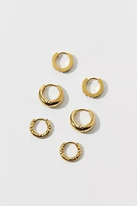 Waterproof Mini Hoop Earring Set