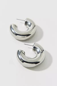 Stainless Steel Mega Chubby Hoop Earring