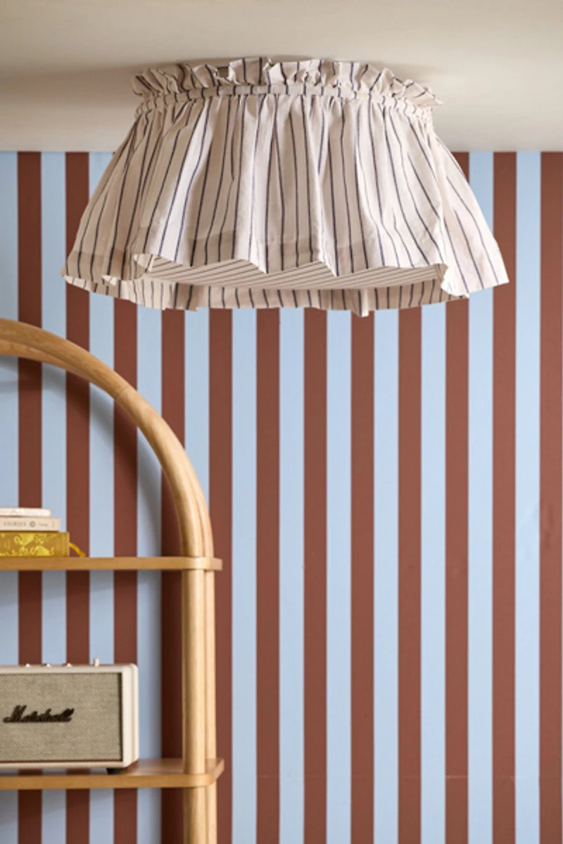 Dakota Gathered Fabric Flush Mount Conversion Kit