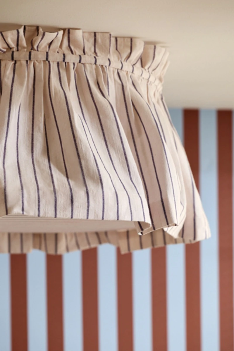 Dakota Gathered Fabric Flush Mount Conversion Kit