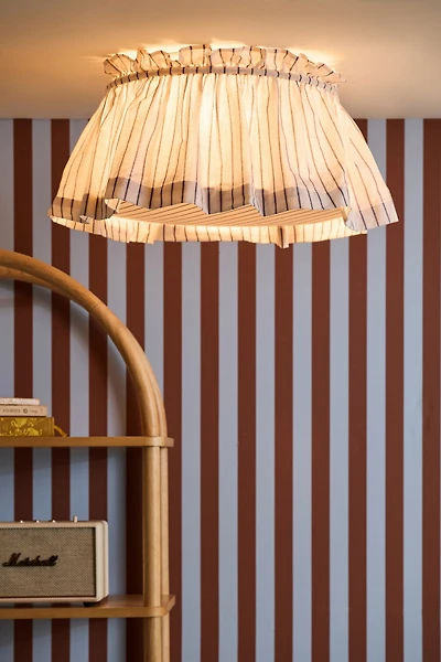 Dakota Gathered Fabric Flush Mount Conversion Kit