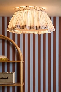 Dakota Gathered Fabric Flush Mount Conversion Kit