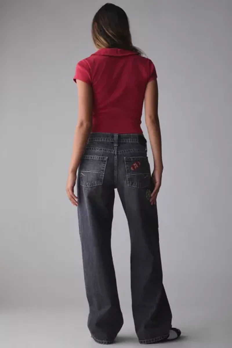 BDG Kayla Patched Low-Rise Jean