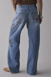 BDG Kayla Embroidered Low-Rise Jean