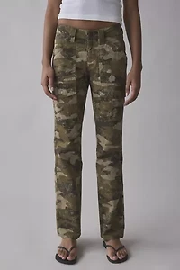 BDG Brigid Camo Print Chino Low-Rise Utility Pant
