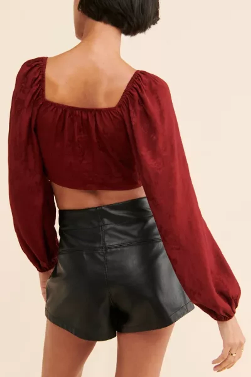 Motel Urka Cropped Blouse