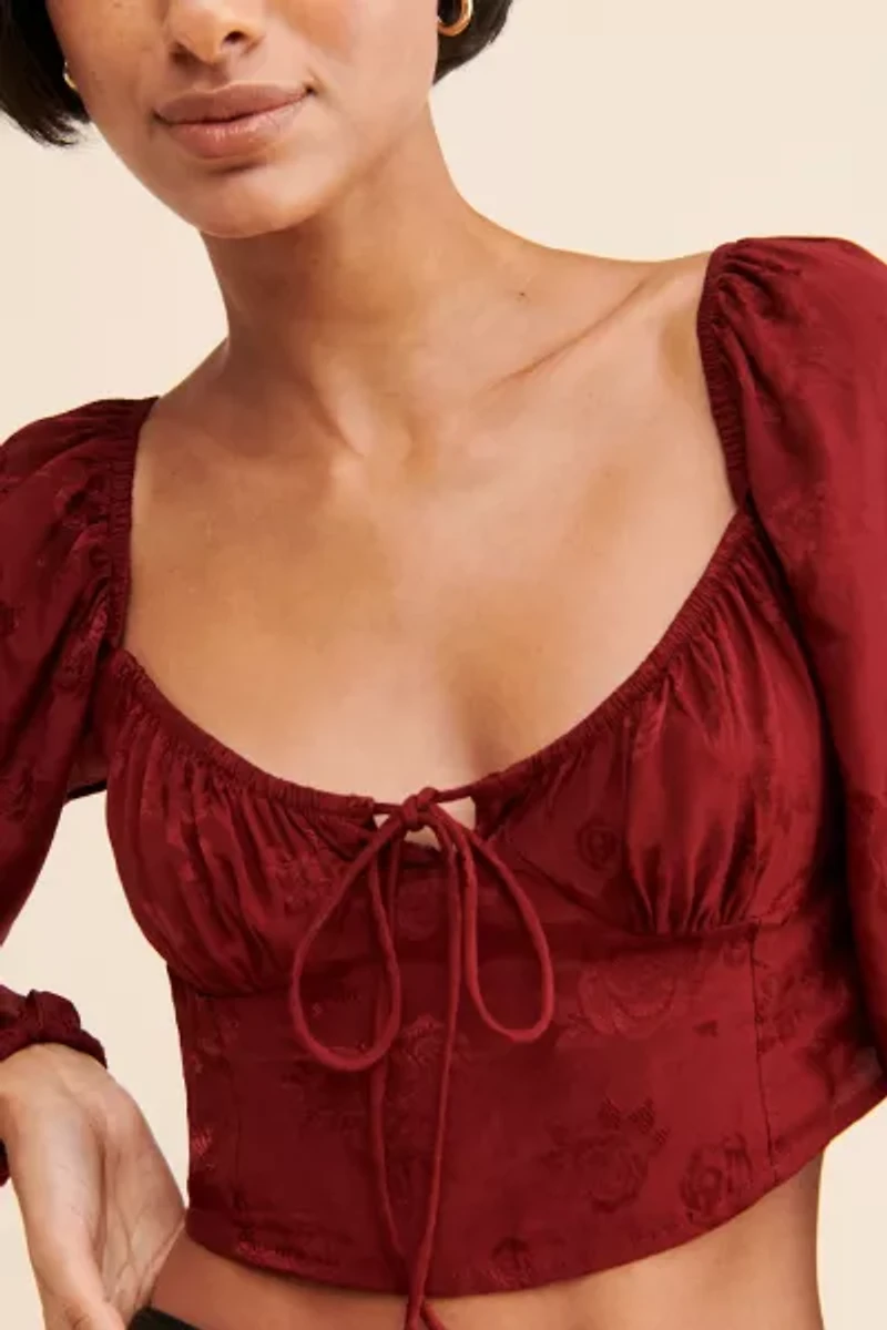 Motel Urka Cropped Blouse