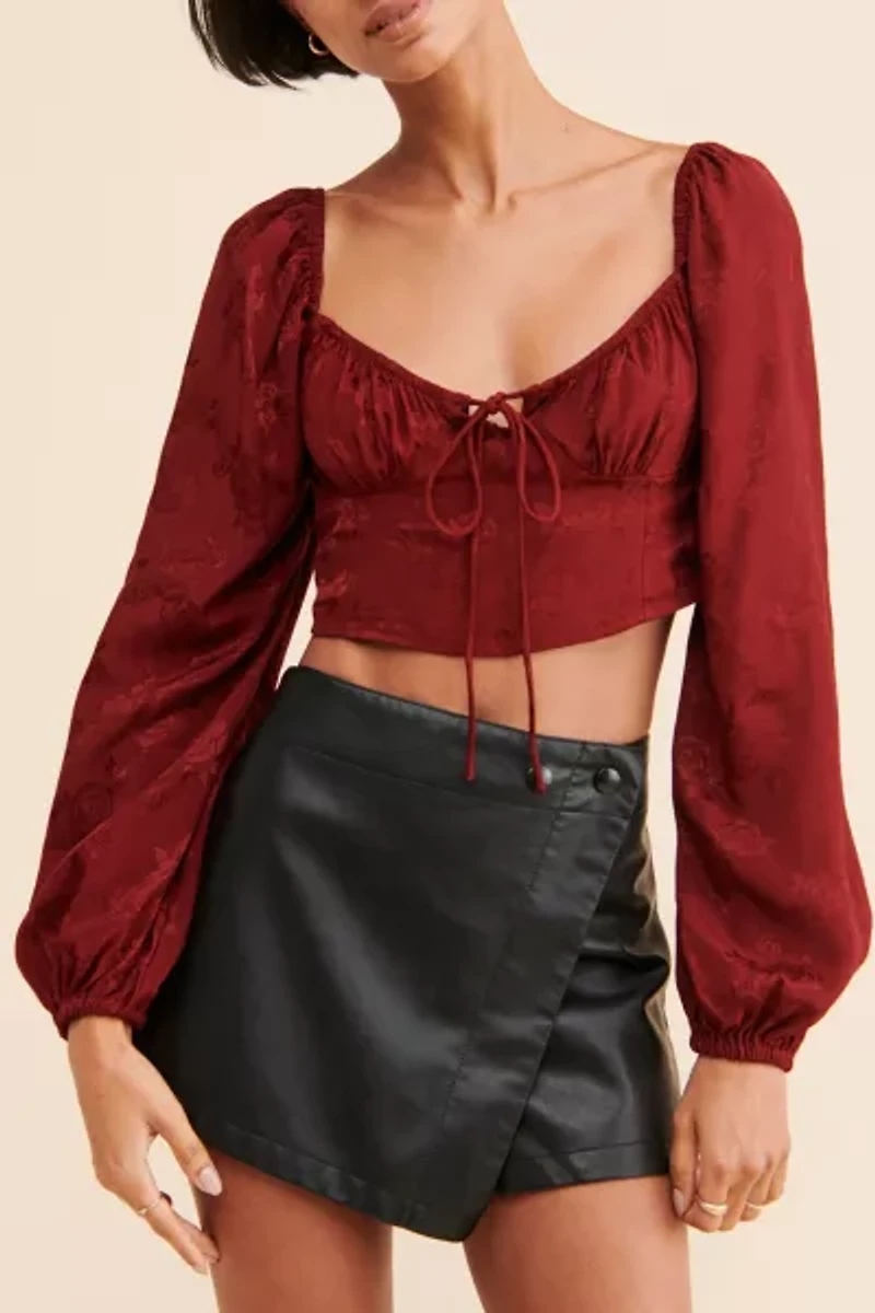 Motel Urka Cropped Blouse