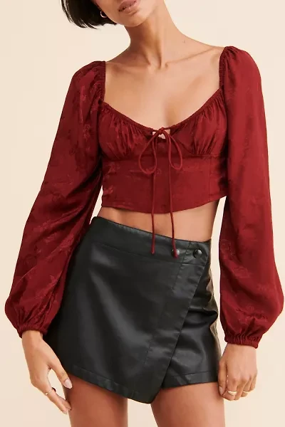 Motel Urka Cropped Blouse
