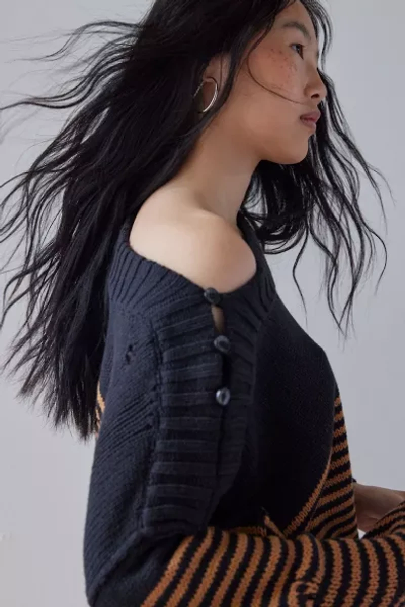 UO Jalen Boat Neck Pullover Sweater