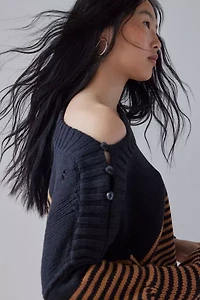 UO Jalen Boat Neck Pullover Sweater