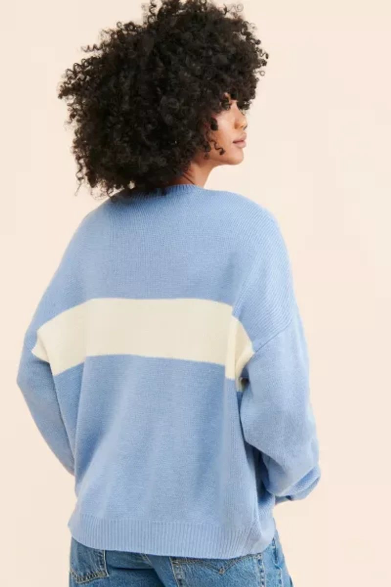 UO Stripe Crew Neck Sweater