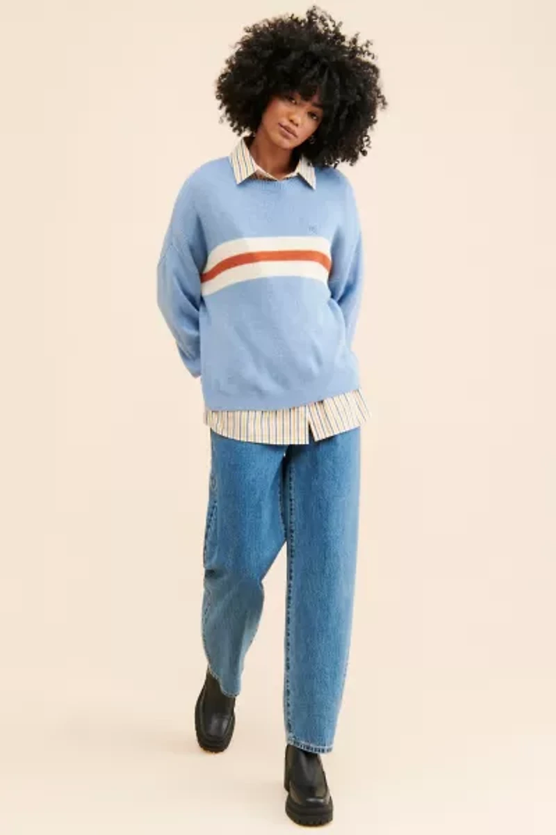 UO Stripe Crew Neck Sweater