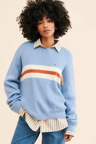 UO Stripe Crew Neck Sweater