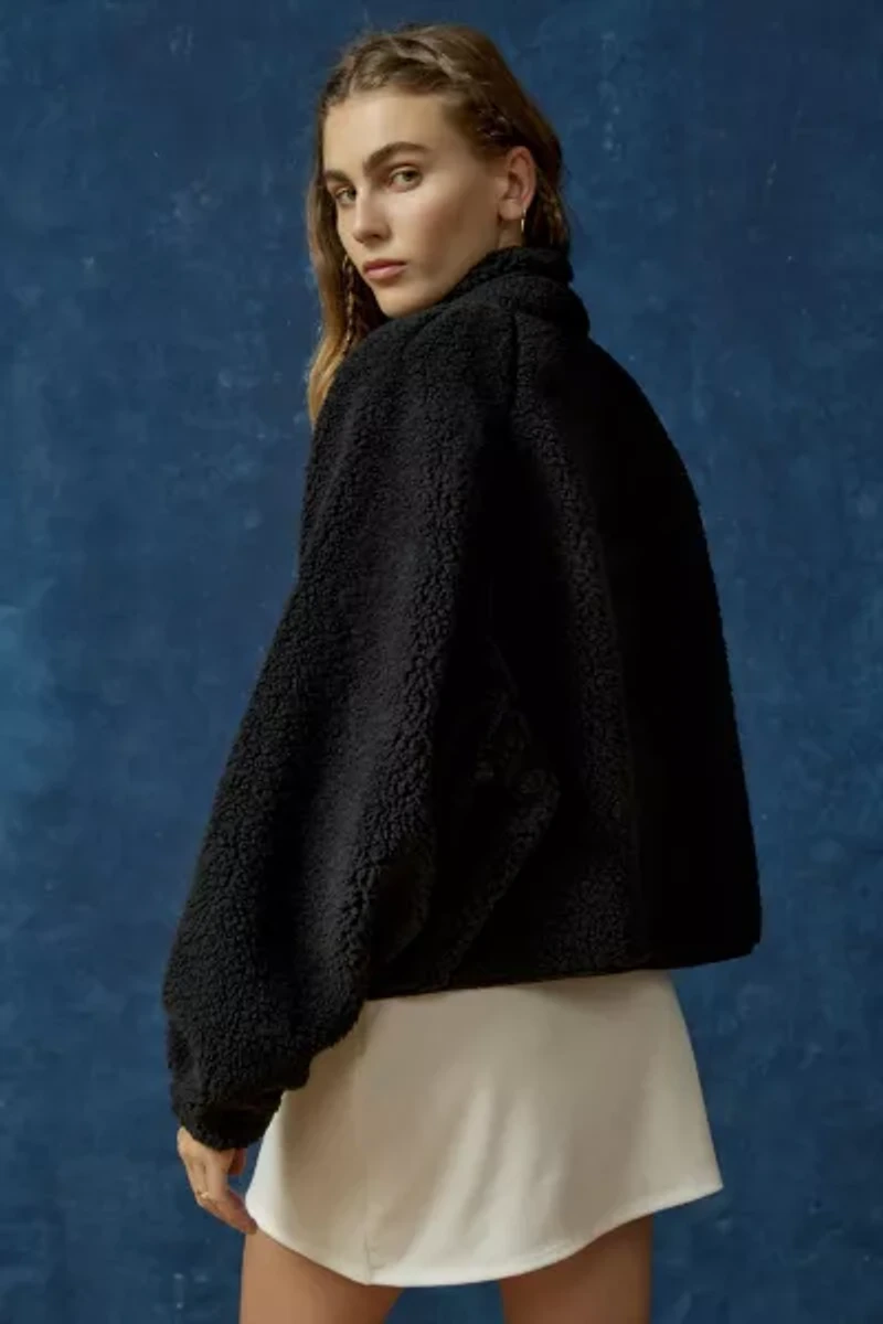 BDG Chuck Fleece Zip-Up Jacket