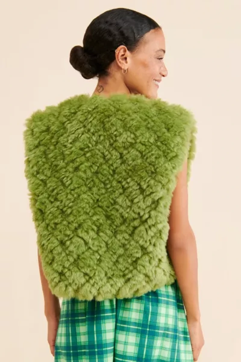Sister Jane Cole Faux Fur Vest