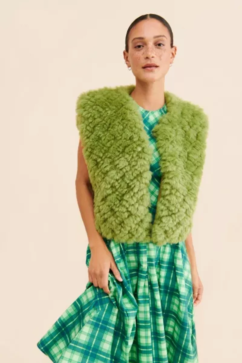 Sister Jane Cole Faux Fur Vest