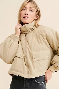UO Rue Hooded Puffer Jacket