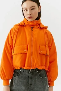 UO Rue Hooded Puffer Jacket