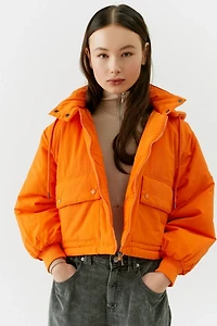 UO Rue Hooded Puffer Jacket