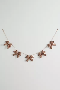 Satin Puffy Fabric Bow Garland