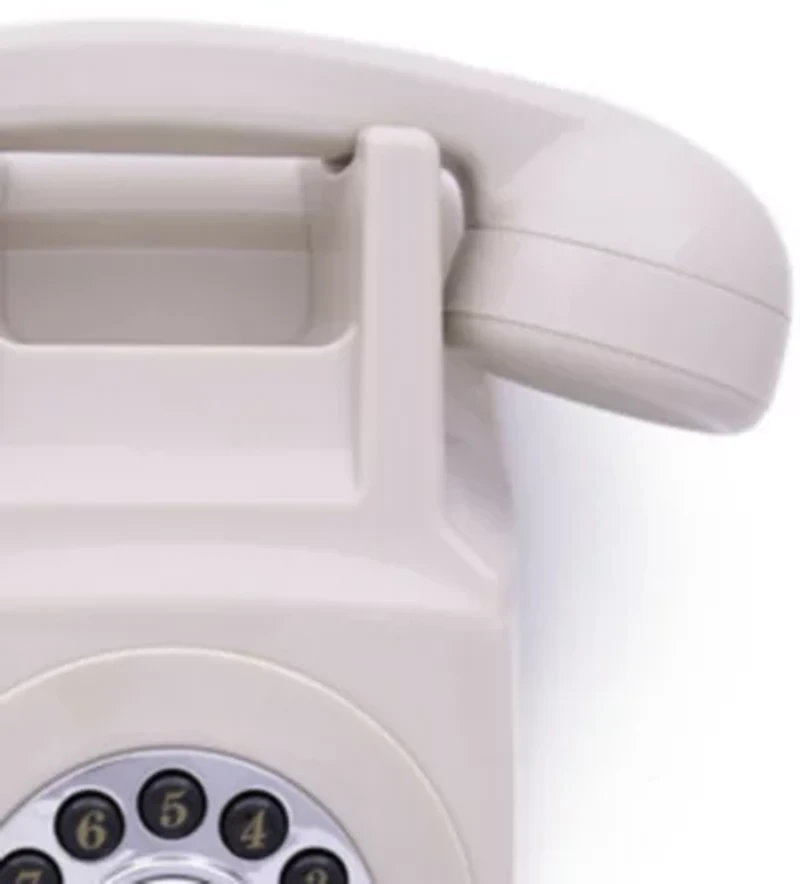 GPO 746 Retro Push Button Dial Landline Wall Mount Phone